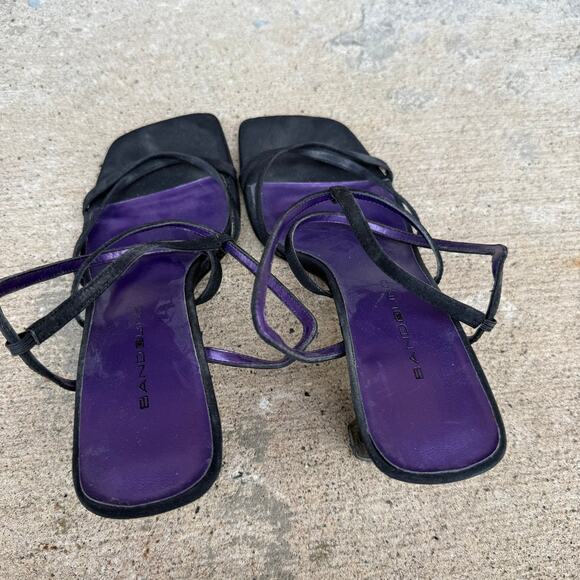 Vintage Bandolino Women's Black Strappy Heeled Sandals - Size 7M - Picture 5 of 6